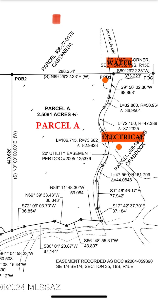 2.5ACRE W Oak Hills Dr, Oracle AZ, 85623 land for sale