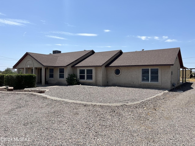 view of ranch-style house