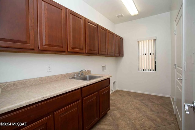 kitchen featuring sink