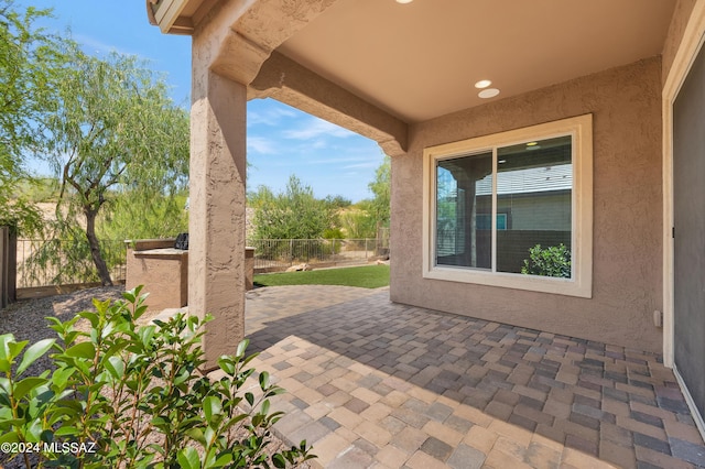 view of patio