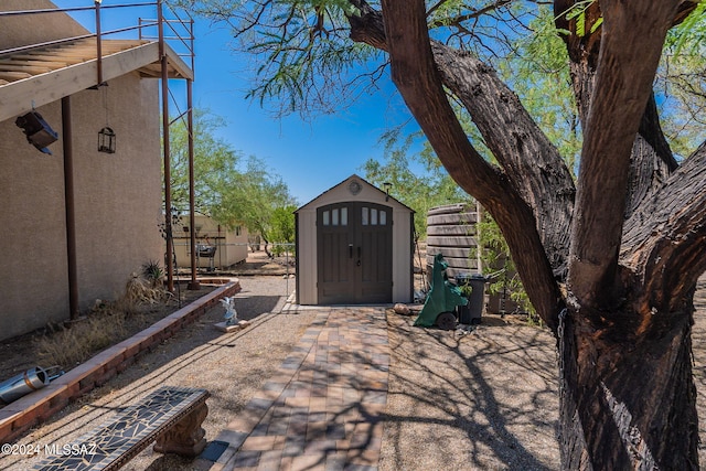 exterior space with fence