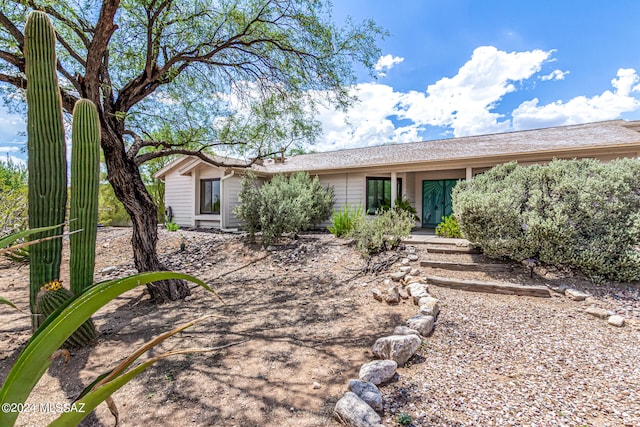 view of ranch-style home