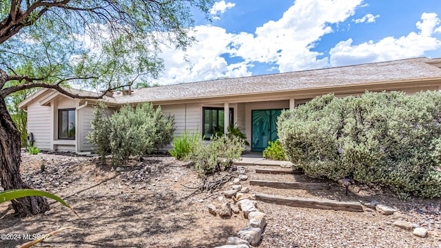 view of ranch-style house