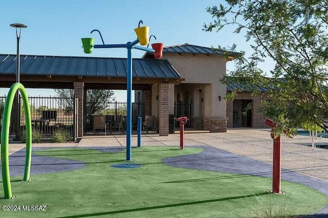 view of basketball court