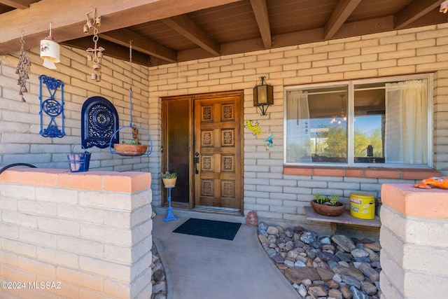 view of entrance to property