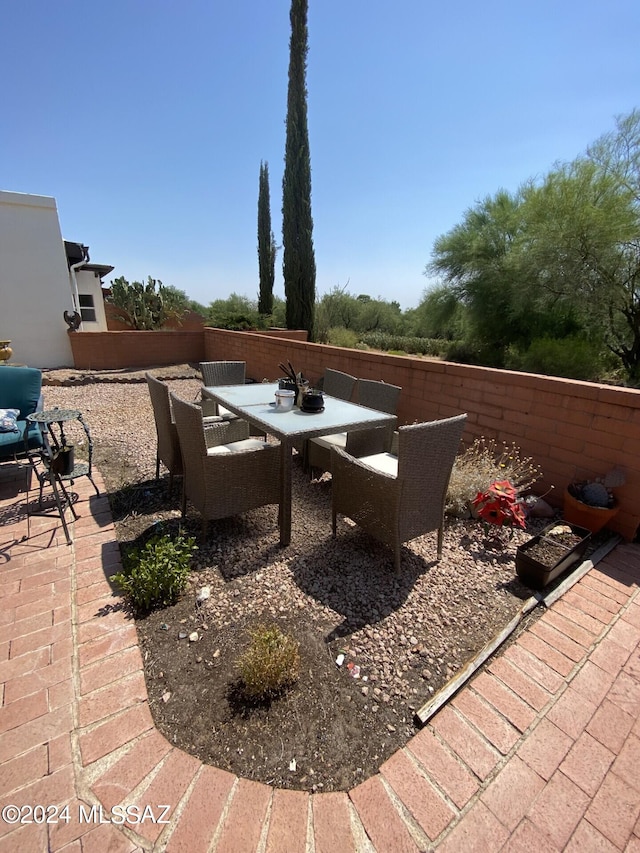 view of patio