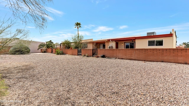 view of rear view of property