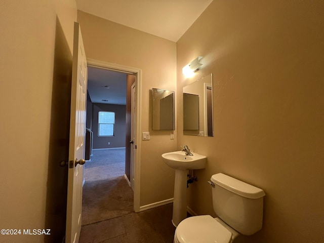 bathroom with toilet