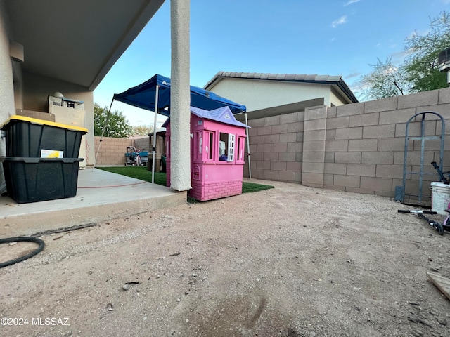 exterior space featuring a patio