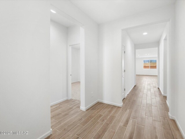 350 N Pecan Canyon Ln, Sahuarita, AZ 85629 - corridor featuring light wood-type flooring, recessed lighting, and baseboards