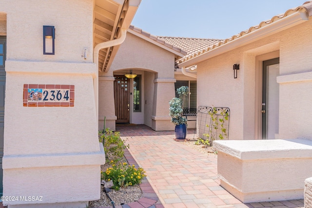 view of entrance to property