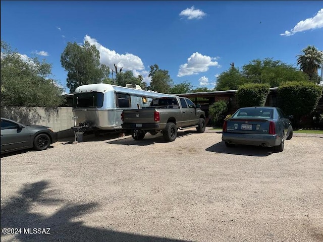 view of car parking