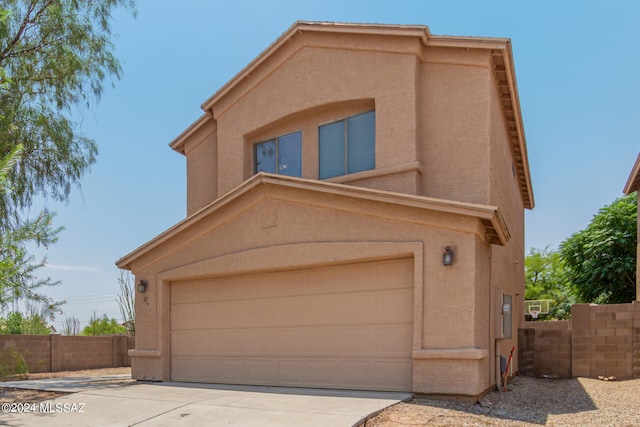 view of pueblo-style home