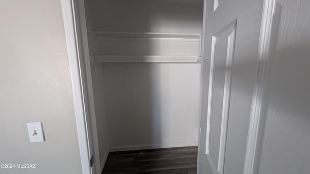 view of closet