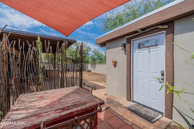 view of property entrance