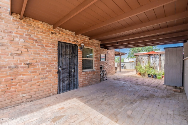 view of patio