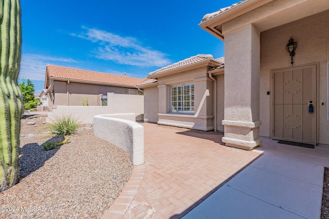 exterior space featuring a patio