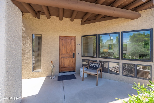 view of entrance to property