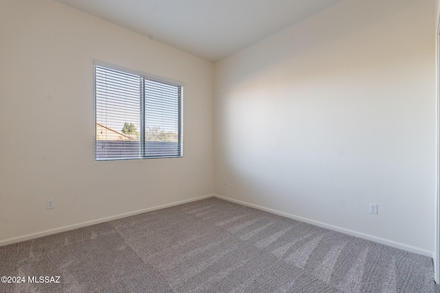 empty room with carpet floors