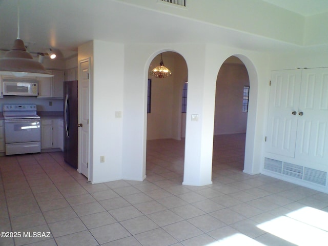 view of tiled empty room