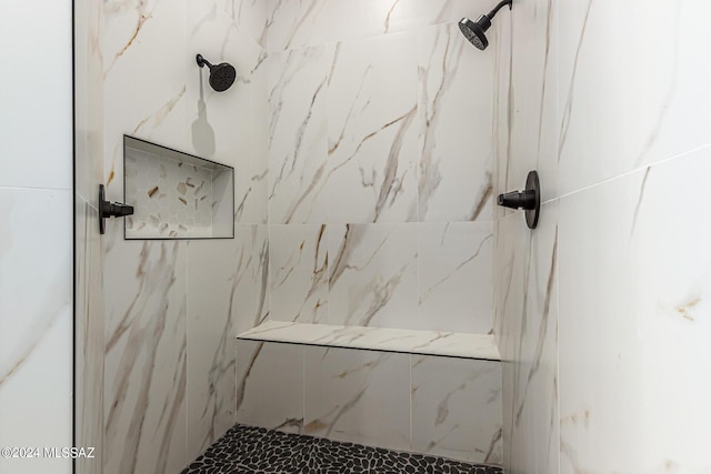 2102 N Corte El Rancho Merlita, Tucson, AZ 85715 - bathroom featuring a marble finish shower