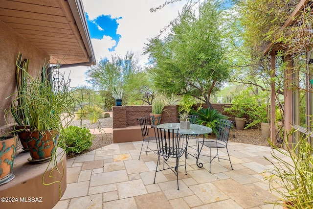 view of patio