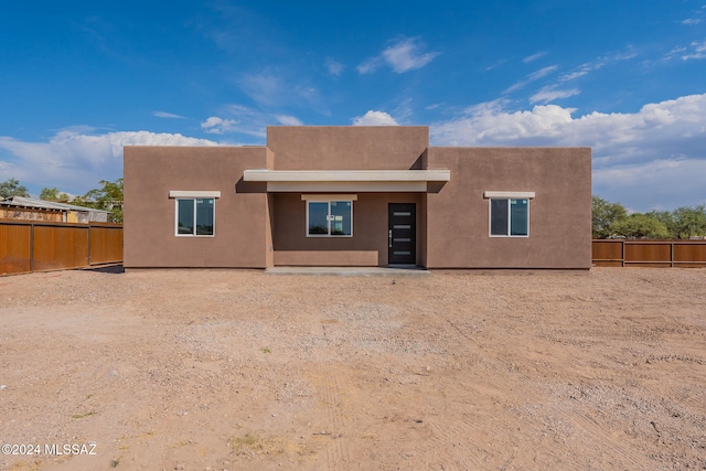 view of back of property