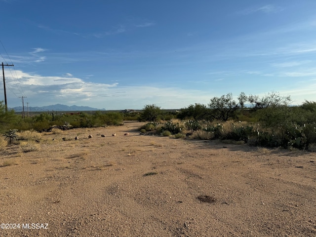 view of nature featuring a mountain view and a rural view