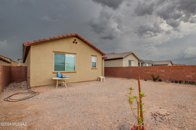 view of rear view of property