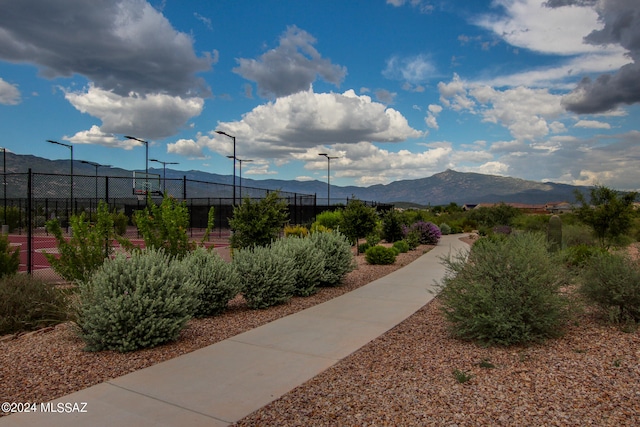 surrounding community featuring a mountain view