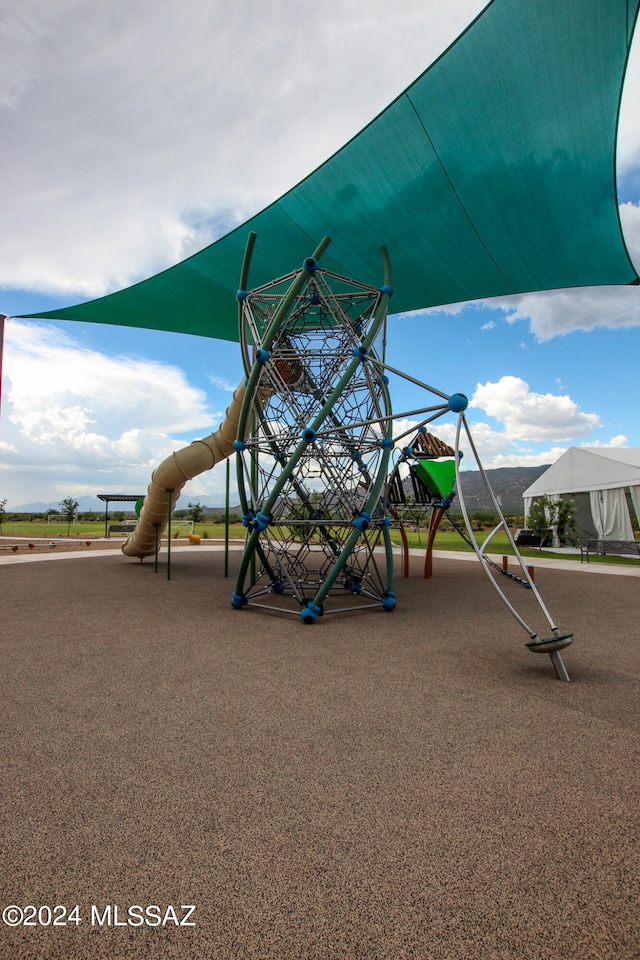 view of play area