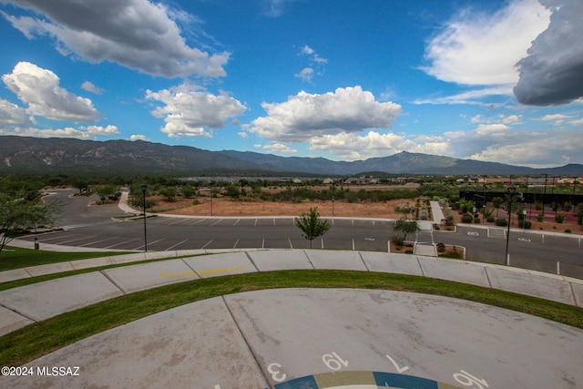 view of mountain feature