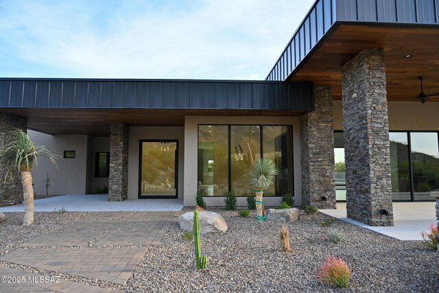 view of pueblo-style house