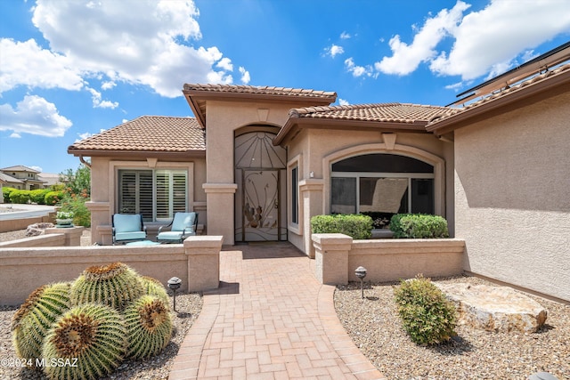 exterior space featuring a patio area