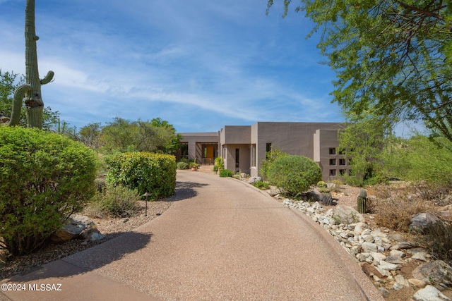 view of southwest-style home