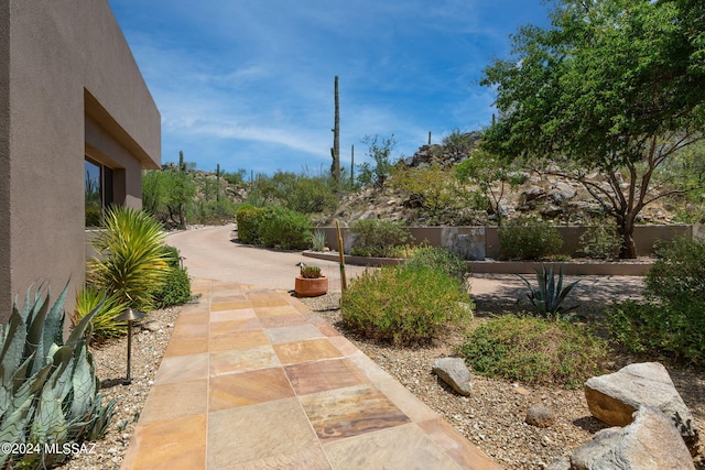 exterior space with a patio