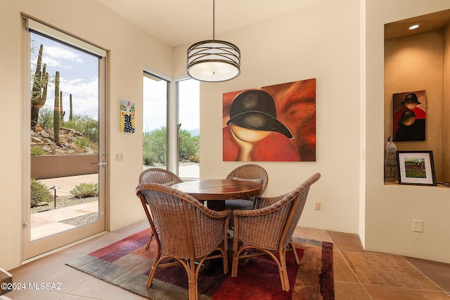 view of dining room