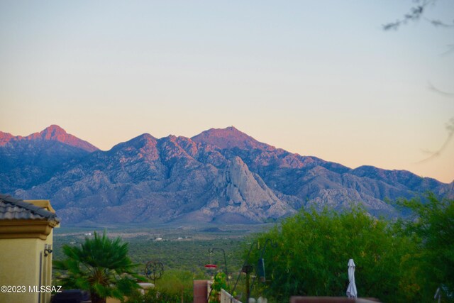 view of mountain feature