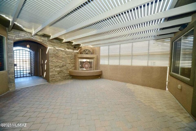 view of patio / terrace with a pergola