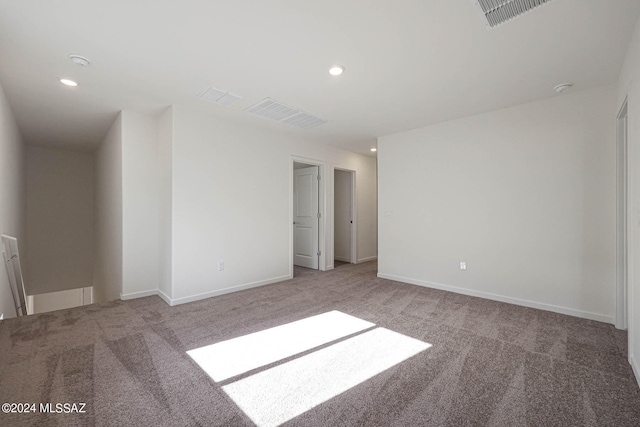 unfurnished bedroom featuring carpet flooring