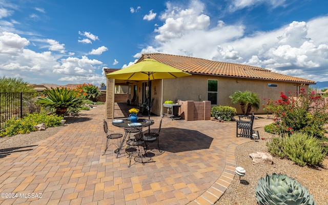 view of patio