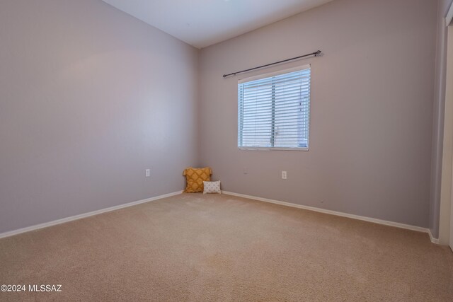 empty room with carpet floors