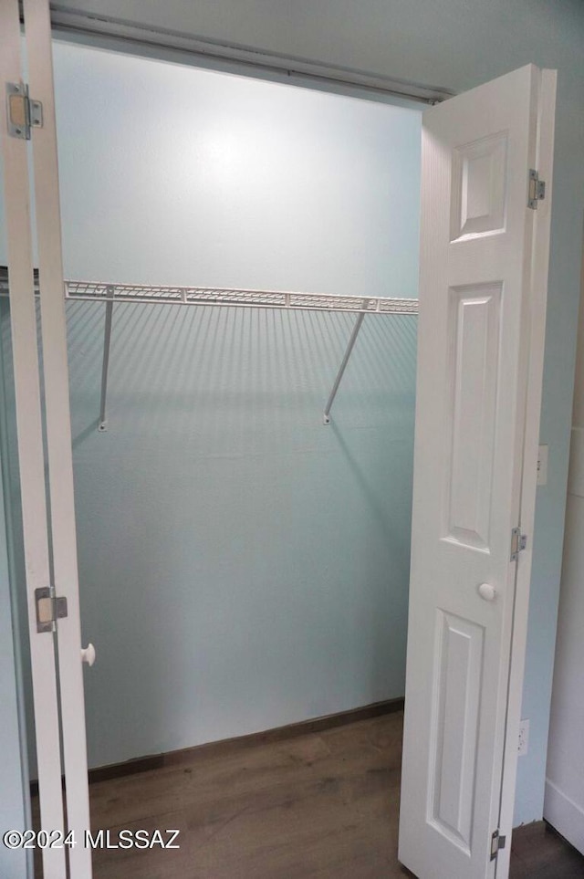 view of closet