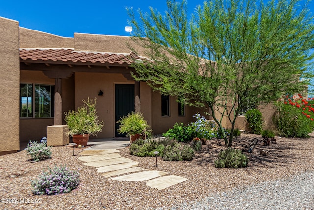 view of front of house featuring a patio area