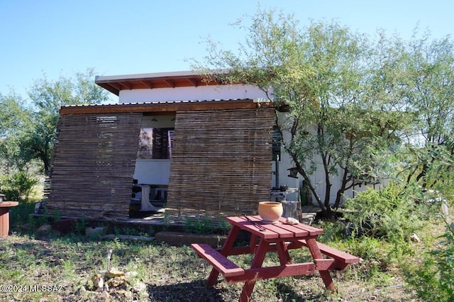 view of side of property