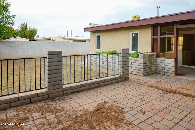 view of patio / terrace with fence private yard