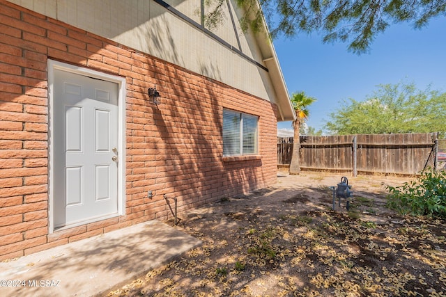 view of property entrance