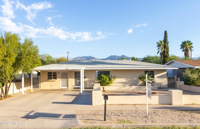 view of ranch-style house