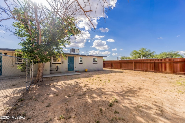 view of rear view of property