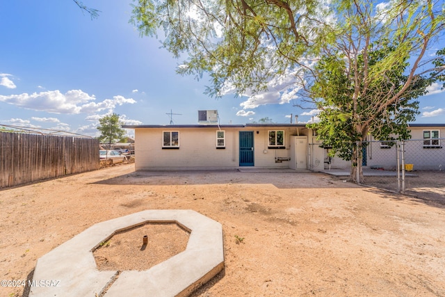 rear view of house with a patio area